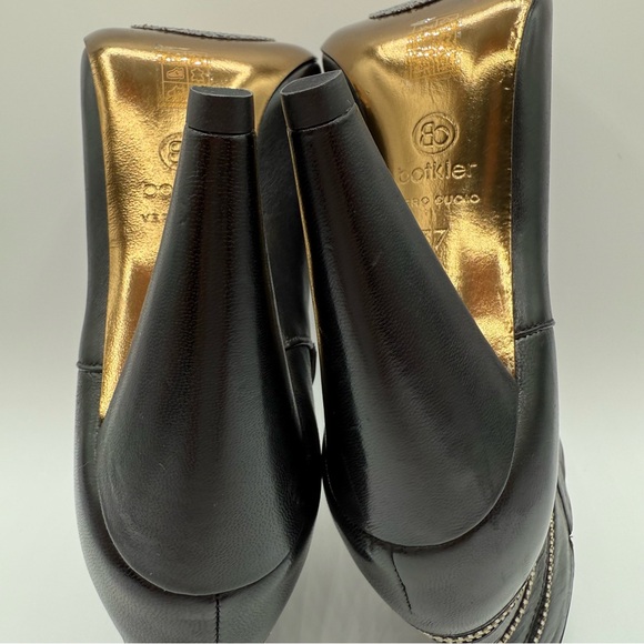 Botkier Black Ankle Boots with Triple Zipper Detail & Heeled Silhouette Size 37 - Picture 6 of 16